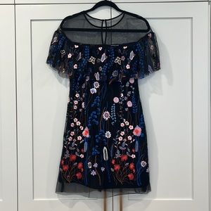 Gianni bini black cocktail dress